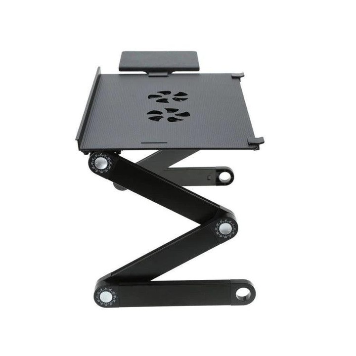 Masuta organizatoare pliabila pentru laptop si obiecte, 48x26x4 cm
