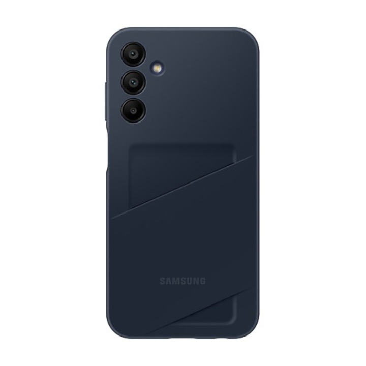 Защитен калъф Samsung Card Slot Case, За Galaxy A15, Blue Black