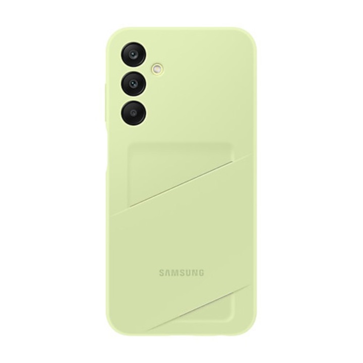 Husa de protectie Samsung Card Slot Case pentru Galaxy A25 5G, Lime