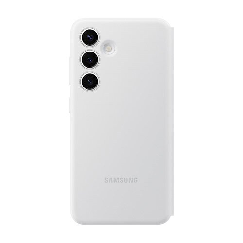Husa de protectie Samsung Smart View Wallet Case pentru Galaxy S24, White