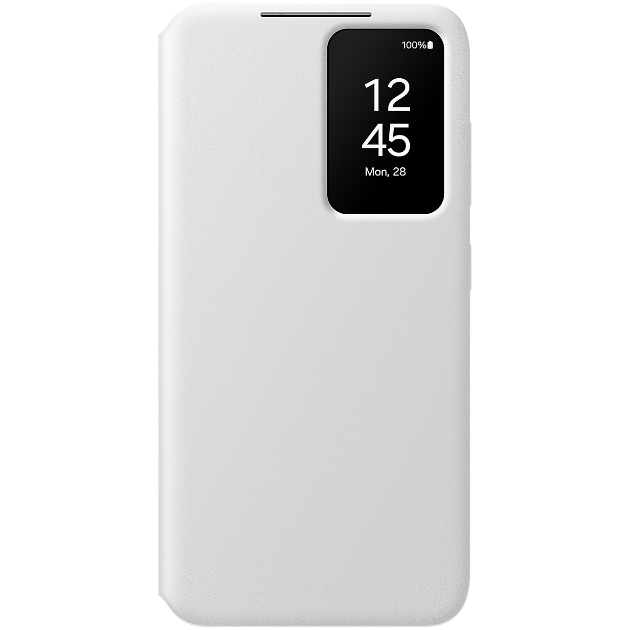 Husa de protectie Samsung Smart View Wallet Case pentru Galaxy S24, White