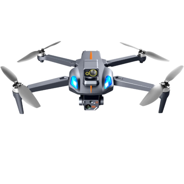 RoHS™ FlyAWAY 5G MAX GPS дрон с леща за избягване на препятствия, безчетков мотор за връщане у дома, 2 камери 4k/8k HD ESC FPV, контролно разстояние 1200 м, голям обхват на полета, сгъваем, чанта за носене, 2 батерии, черен