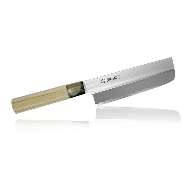 Кухненски нож, Tojiro, Fuji Cutlery, Ryutoku, Nakiri, FC-580, 160мм, дръжка магнолия