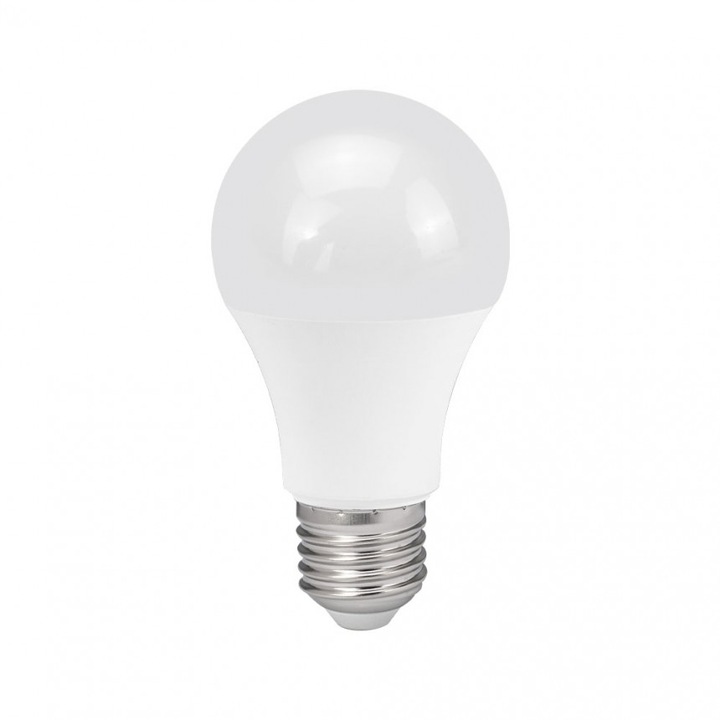 LED лампа Lightex, 8.5W, 220V, E27, A60, WW, 6500K, 806lm
