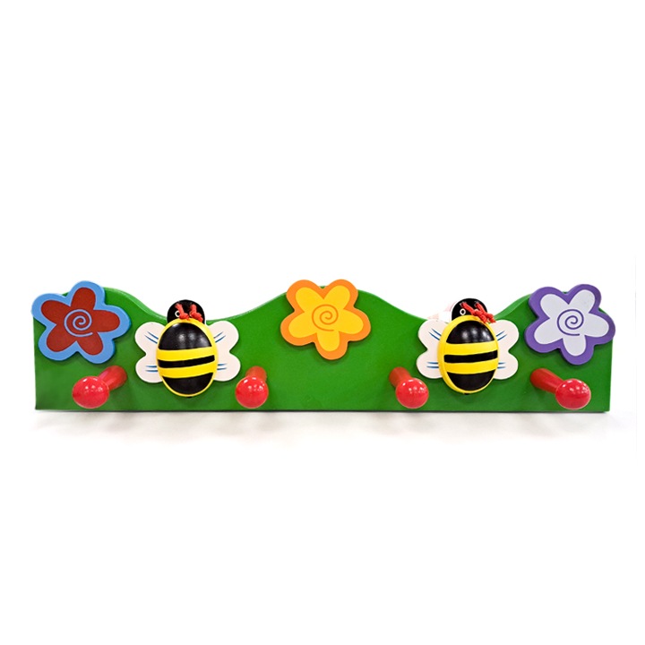 Детска закачалка на пчелички, Многоцветна, 40х10, 5х8 см