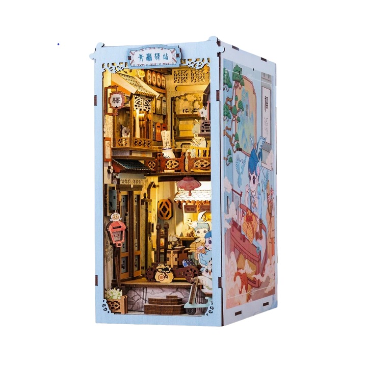 3D пъзел, Cutebee, DIY Azure Phoenix Lodge, 348 части