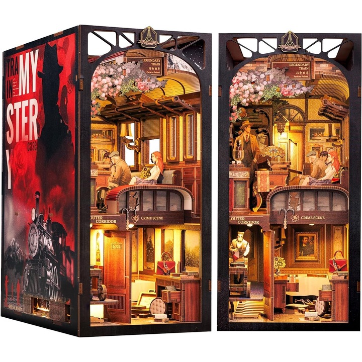 3D пъзел, Cutebee, DIY Train Mystery Case, 338 части