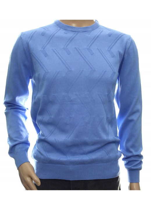 Ferfi kek Strokers pulover, Kék