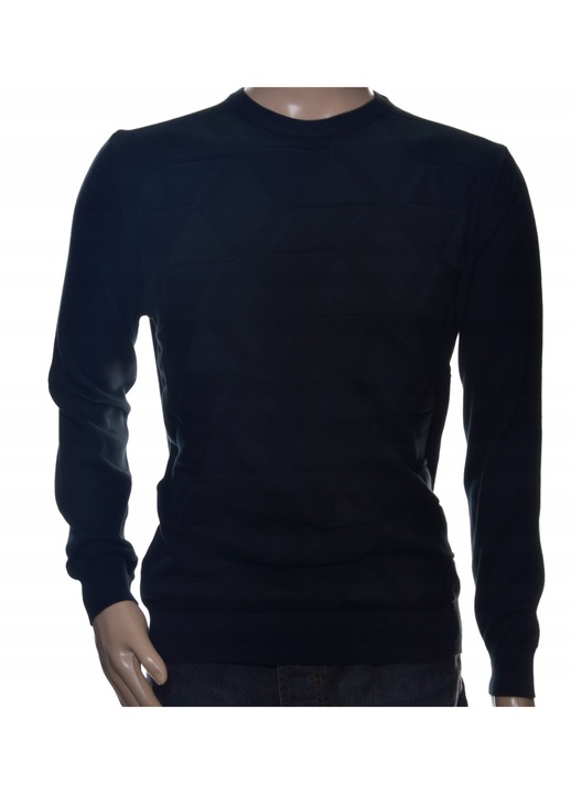 Fekete Strokers pamut pulover, Fekete