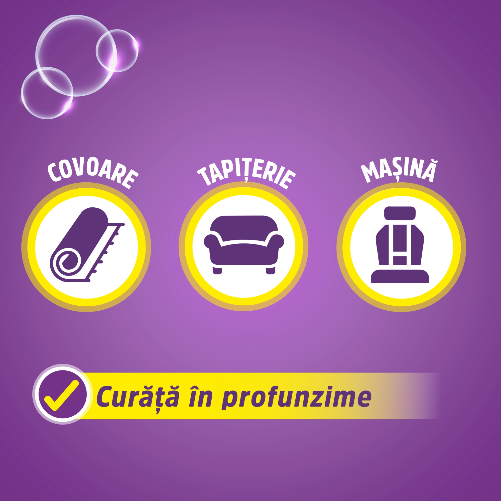 Шампоан за килими и тапицерии Asevi Carpet 720мл - eMAG.bg