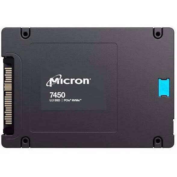 SSD, Micron, U.3, 3.84 TB, PCIe, Negru