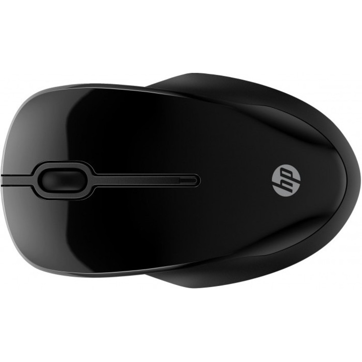 Mouse wireless, HP, 1600 DPI, 3 butoane, Negru