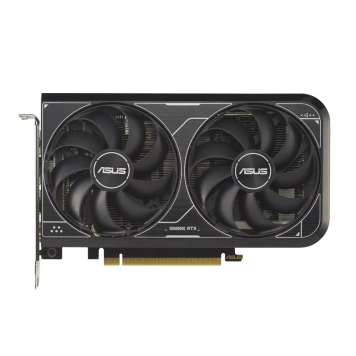 Videokártya ASUS GeForce RTX 4060, 8 GB, 2 ventilátor, szürke, PCI Express 4.0