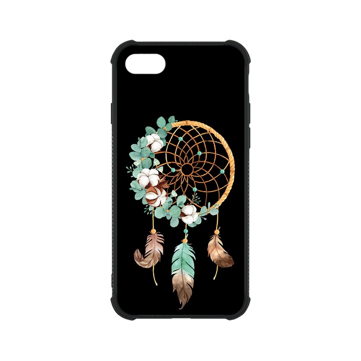 BestCase MaxSafe Glassy telefontok, Apple iPhone SE 3 / SE 2 / 8 / 7, Dreamcatcher, HD színek, Anti Shock megerõsített sarkok, Kamera Védelem, G 950