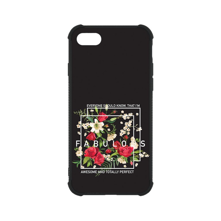 BestCase MaxSafe Glassy telefontok, Apple iPhone SE 3 / SE 2 / 8 / 7, Fabulous, HD színek, Anti Shock megerõsített sarkok, Kamera Védelem, G 1123