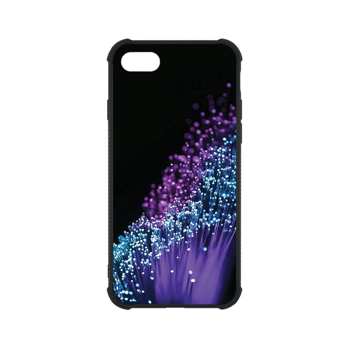 BestCase MaxSafe Glassy telefontok, Apple iPhone SE 3 / SE 2 / 8 / 7, Lights, HD színek, Anti Shock megerõsített sarkok, Kamera Védelem, G 1229