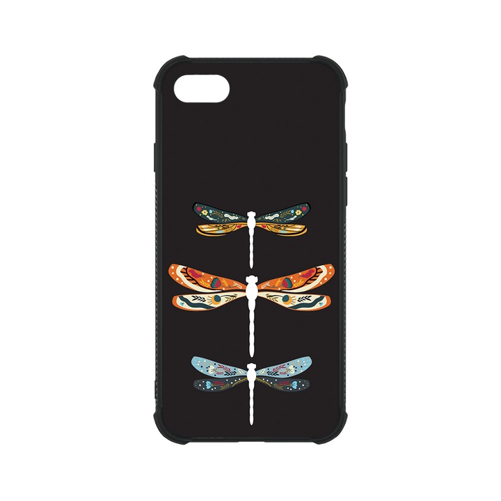 BestCase MaxSafe Glassy telefontok, Apple iPhone SE 3 / SE 2 / 8 / 7, Dragonfly, HD színek, Anti Shock megerõsített sarkok, Kamera Védelem, G 1223