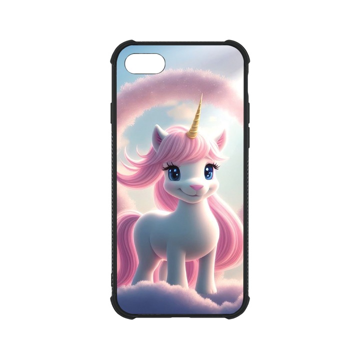 BestCase MaxSafe Glassy telefontok, Apple iPhone SE 3 / SE 2 / 8 / 7, Magical Pattern, HD színek, Anti Shock megerõsített sarkok, Kamera Védelem, G 1214