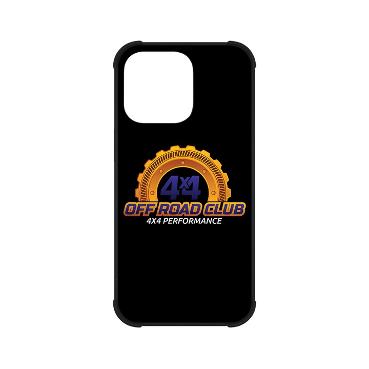 BestCase MaxSafe Glassy telefontok, Apple iPhone 13 Pro, 4X4 Offroad Club, HD színek, Anti Shock megerõsített sarkok, Kamera Védelem, G 1193