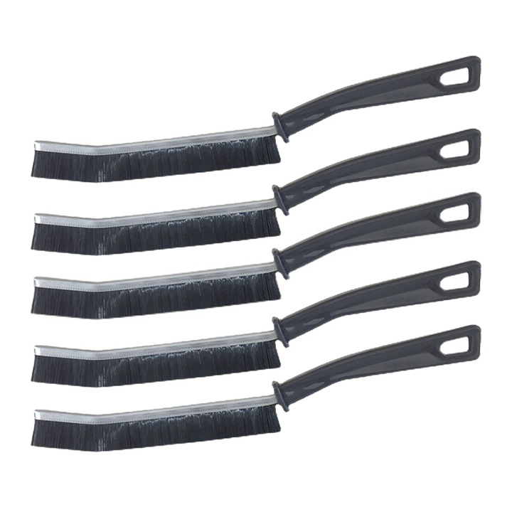 Set 5 perii de curatare, Senmase, Polipropilena, 23×2cm, Negru