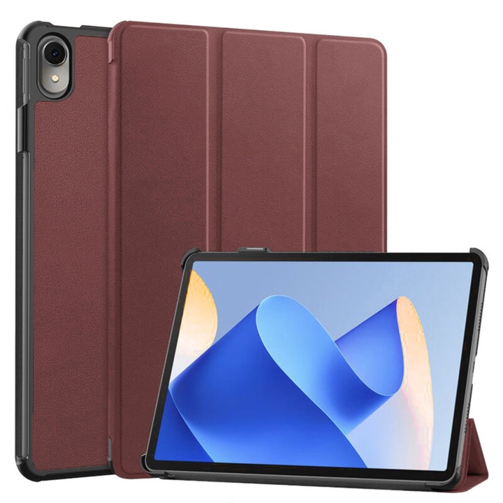 Husa flip pentru Huawei MatePad 11 2023 11", piele ecologica rosie