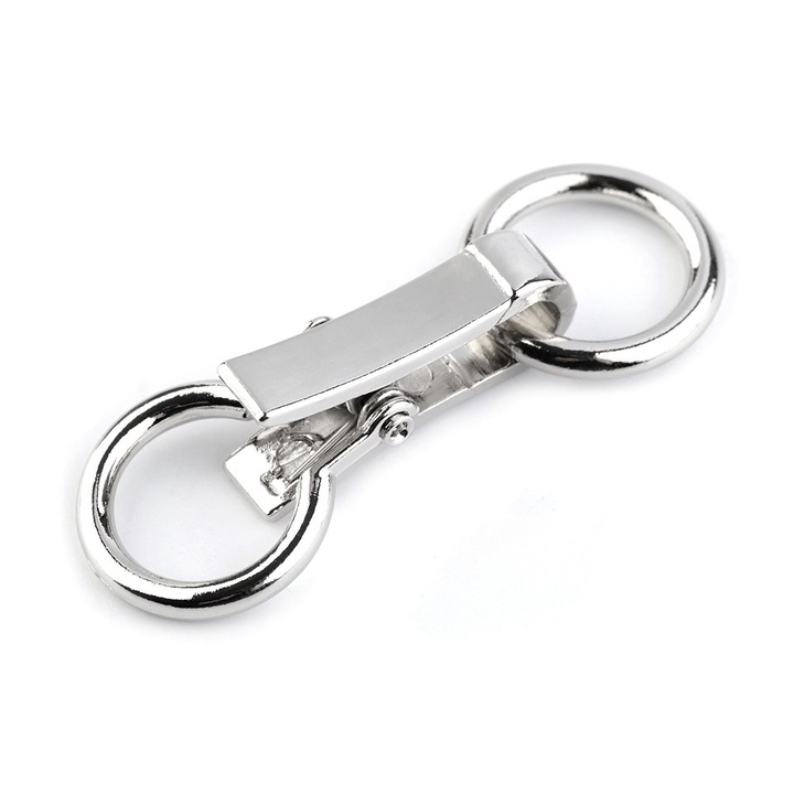 Inchizatoare decorativa, 21x60 mm, nichel