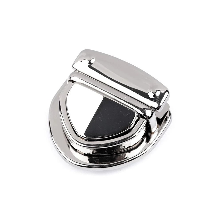 Inchizatoare geanta, 45x45 mm, nichel