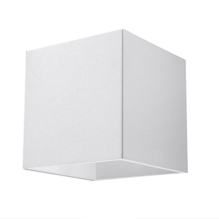 Aplica LED Exterior 10*10*10 CM, Alb