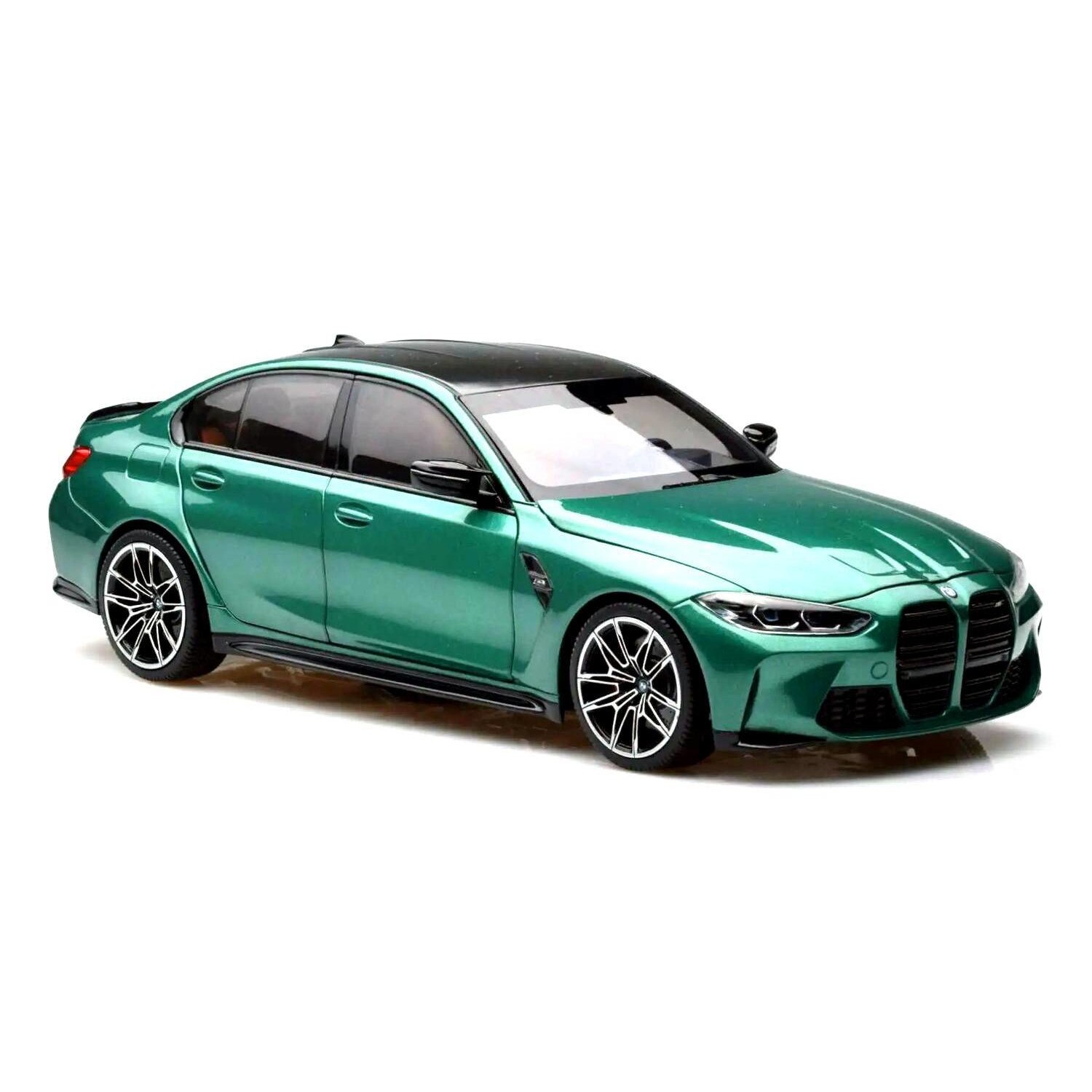 Macheta BMW M3 2020 green metallic 1of 800 pcs - 1/18 Minichamps