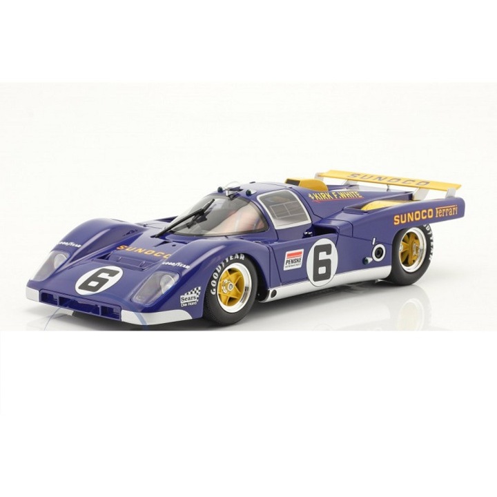 Macheta Ferrari 512M N6 Sunoco 3rd place 24h Daytona 1971 - 1/18 CMR