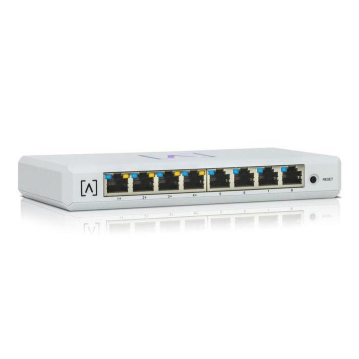 Суич 8 порта S8-POE POE Бюджет 60W ALTA LABS