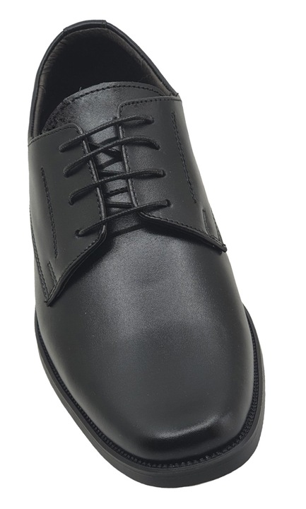 Pantofi barbati eleganti din piele naturala, negru, ADYSIRETN, Marimea 44