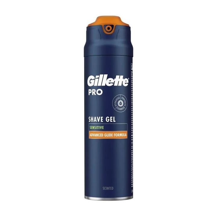 Gel de ras Gillette Fusion ProGlide 2 in 1 Sensitive Sport, 200 ml
