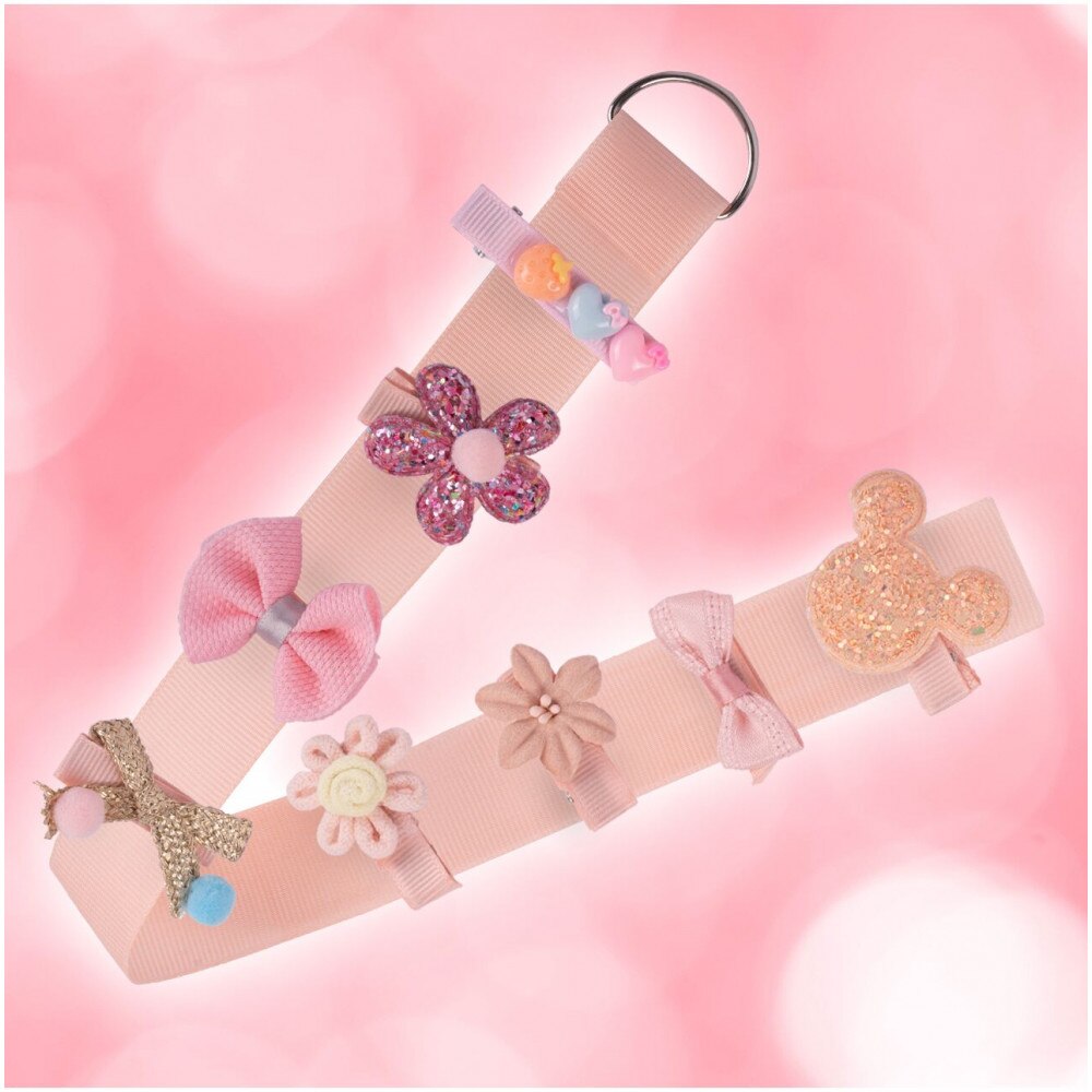 Set 19 accesorii pentru par Pink Box - eMAG.ro