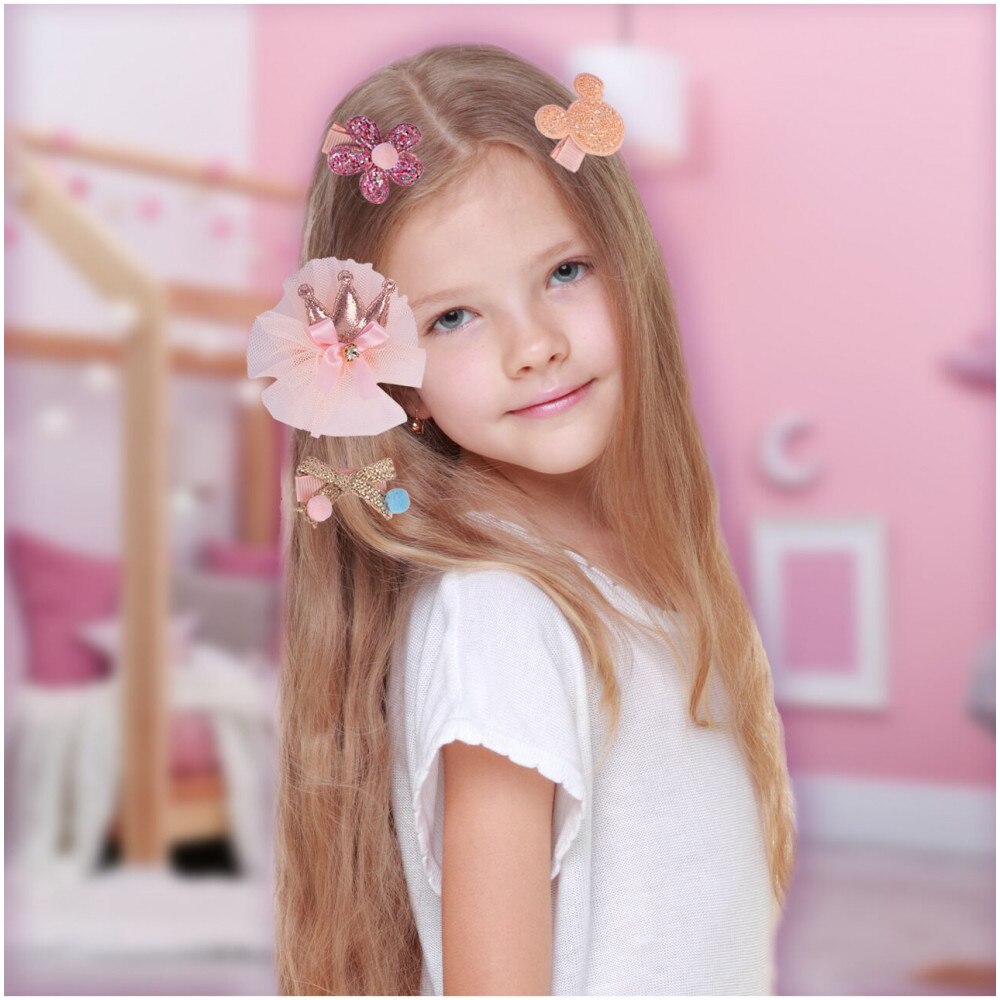 Set 19 accesorii pentru par Pink Box - eMAG.ro