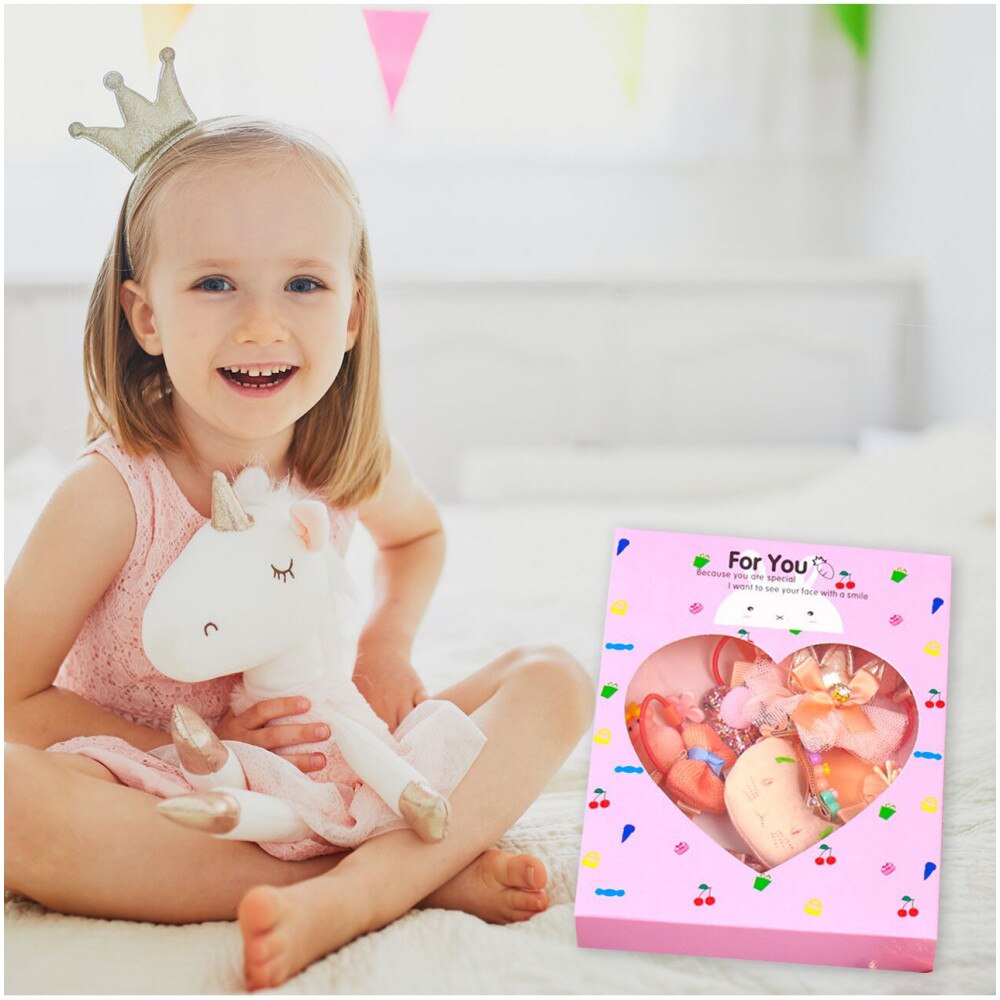 Set 19 accesorii pentru par Pink Box - eMAG.ro