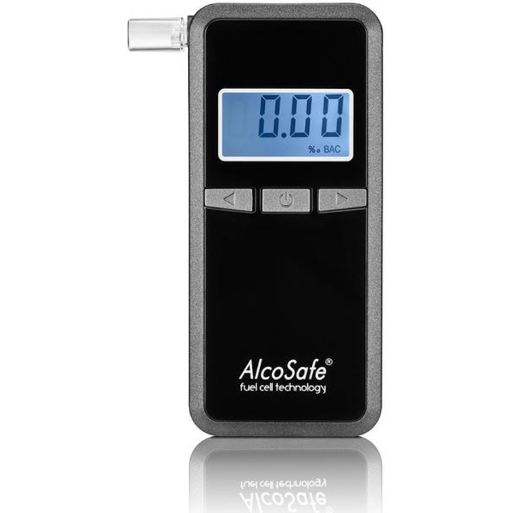 Etilotest, F8 Black, Senzor Electrochimic, Functionalitati Avansate, Ecran Lcd Iluminat, Negru