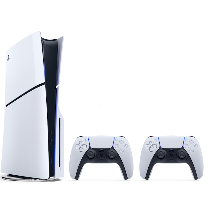 PlayStation 5 (PS5) vékony konzol, 1 TB SSD, D-váz + extra vezérlő