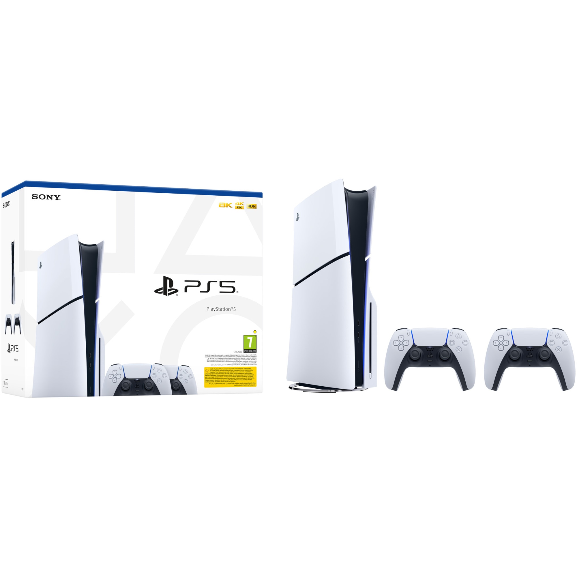 Pack Consola PS5 Slim con Lector 1TB + Funda para Mando PS5 Azul I Oechsle  - Oechsle