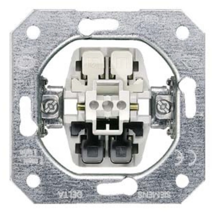 Intrerupator Simplu Cap-Scara Fara Rama Delta Line 5TA2156 SIEMENS