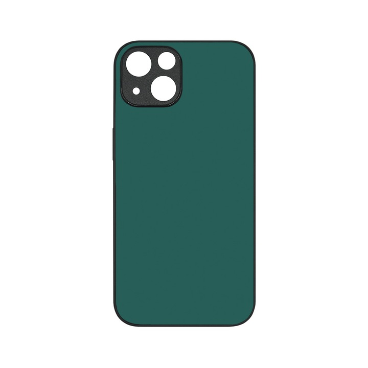 Husa BestCase® MaxSafe, Compatibila Cu Apple iPhone 15 Plus, Forest Green, HD Colors, Anti-soc, Protectie Camera, Margini ridicate pentru protectia ecranului, G 1413