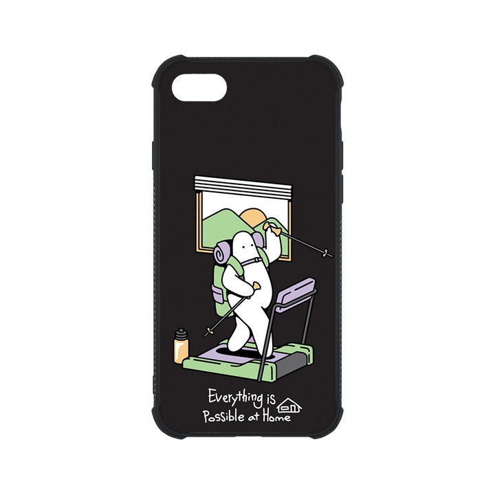 BestCase MaxSafe Glassy telefontok, Apple iPhone SE 3 / SE 2 / 8 / 7, Mr. Donothing Adventures, HD színek, Anti Shock megerõsített sarkok, Kamera Védelem, G 1258