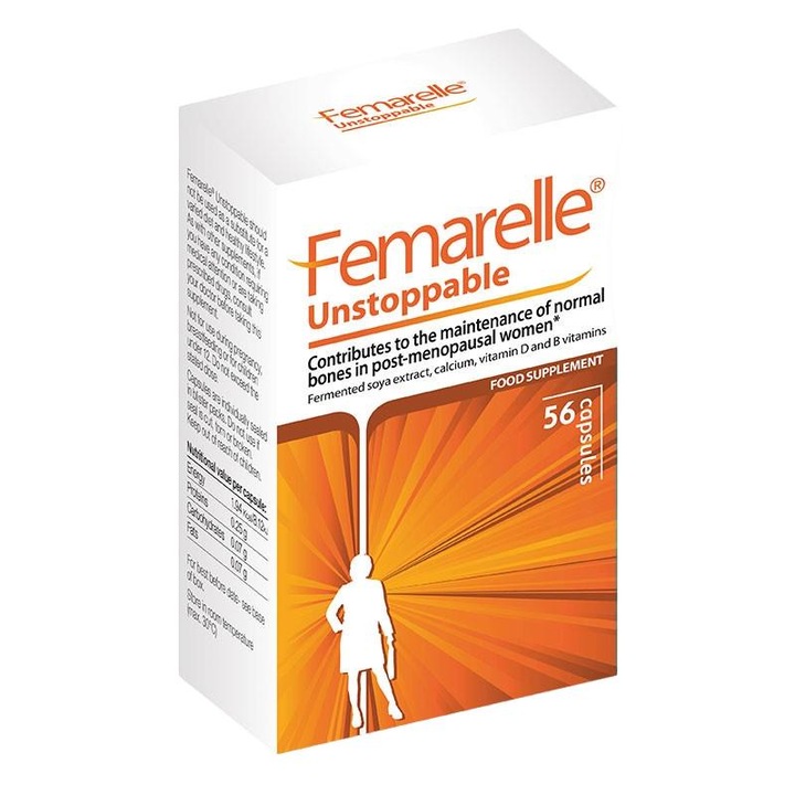 Supliment alimentar Femarelle, Unstoppable, 60+, 56 capsule