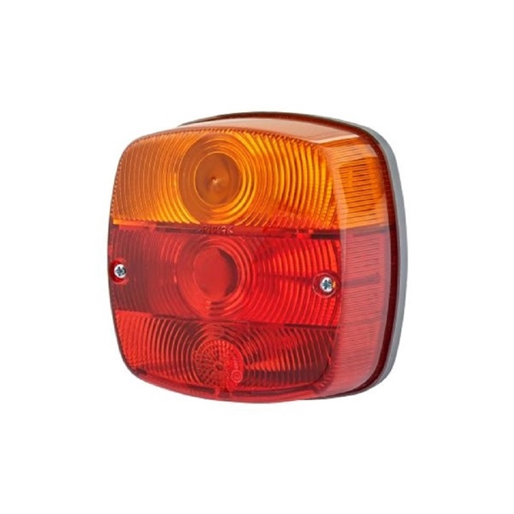 Lampa semnalizare stop spate dreapta Hella, 12/24V, R10W/P21W, fara becuri, pentru Iveco MK