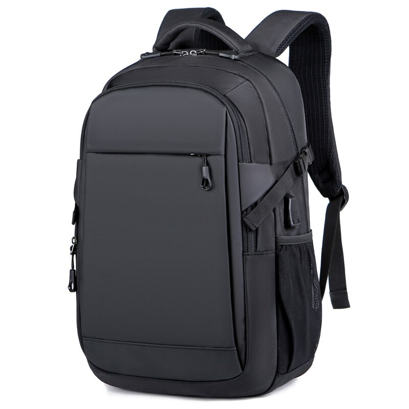 Rucsac JustZen™ X3 compatibil cu laptop 16", impermeabil, spatios, unisex, negru
