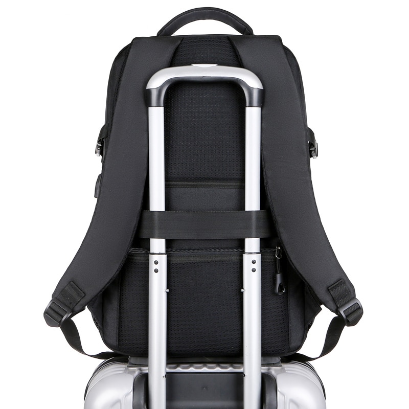 Rucsac JustZen™ X3 compatibil cu laptop 16", impermeabil, spatios, unisex, negru