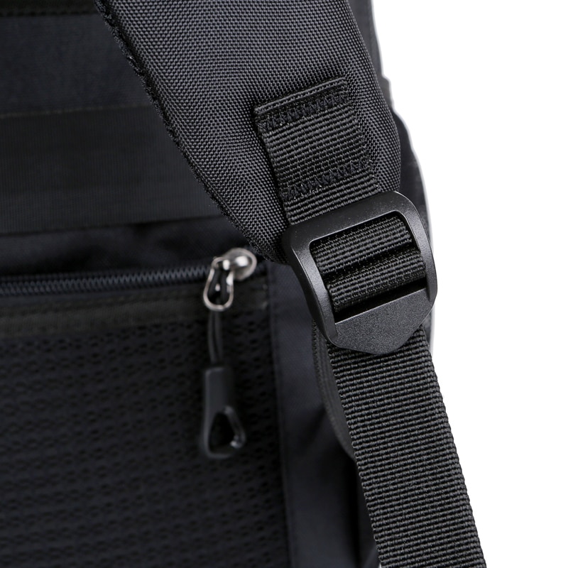 Rucsac JustZen™ X3 compatibil cu laptop 16", impermeabil, spatios, unisex, negru