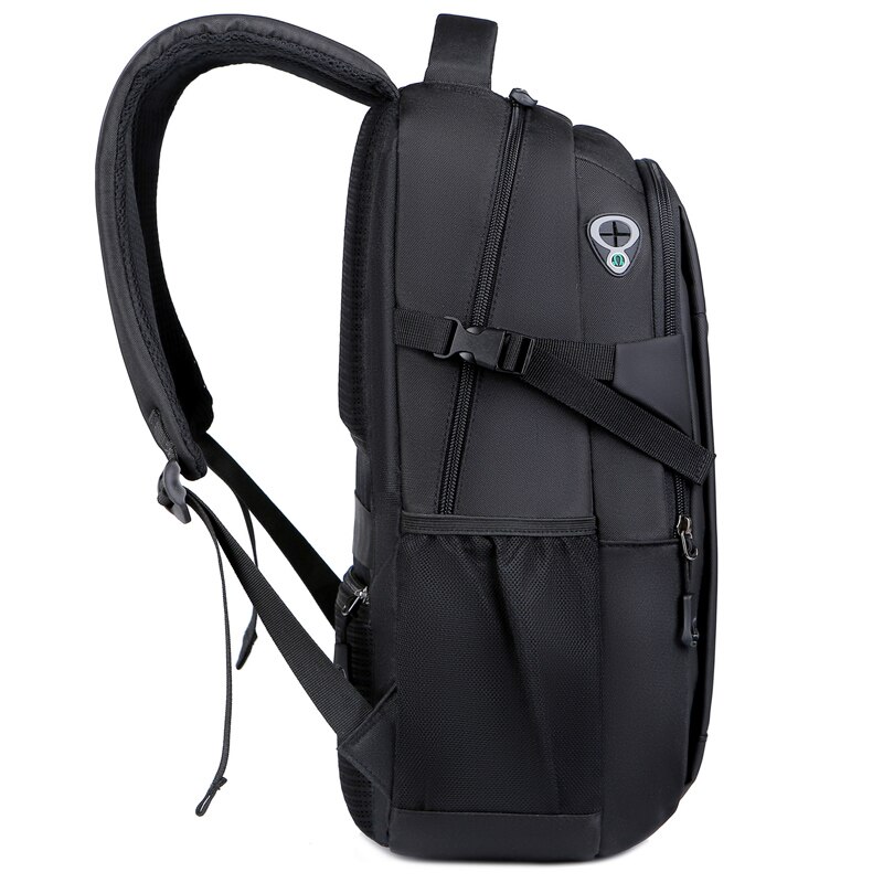 Rucsac JustZen™ X3 compatibil cu laptop 16", impermeabil, spatios, unisex, negru