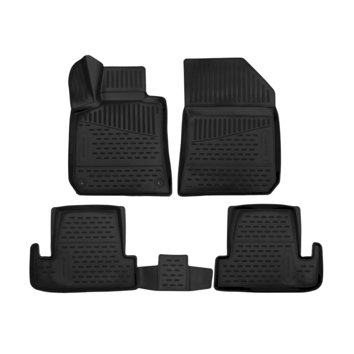 Covorase din cauciuc tip tavita Premium, Peugeot 308, hatchback, 2013-2021, 4 piese