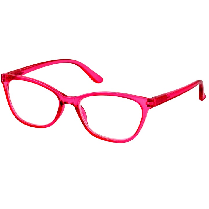 Ochelari de vedere, Essentials by Foster Grant P14002/ 01, +3, 00 dpt, Acetat, Rosu